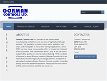 Tablet Screenshot of gormancontrols.com